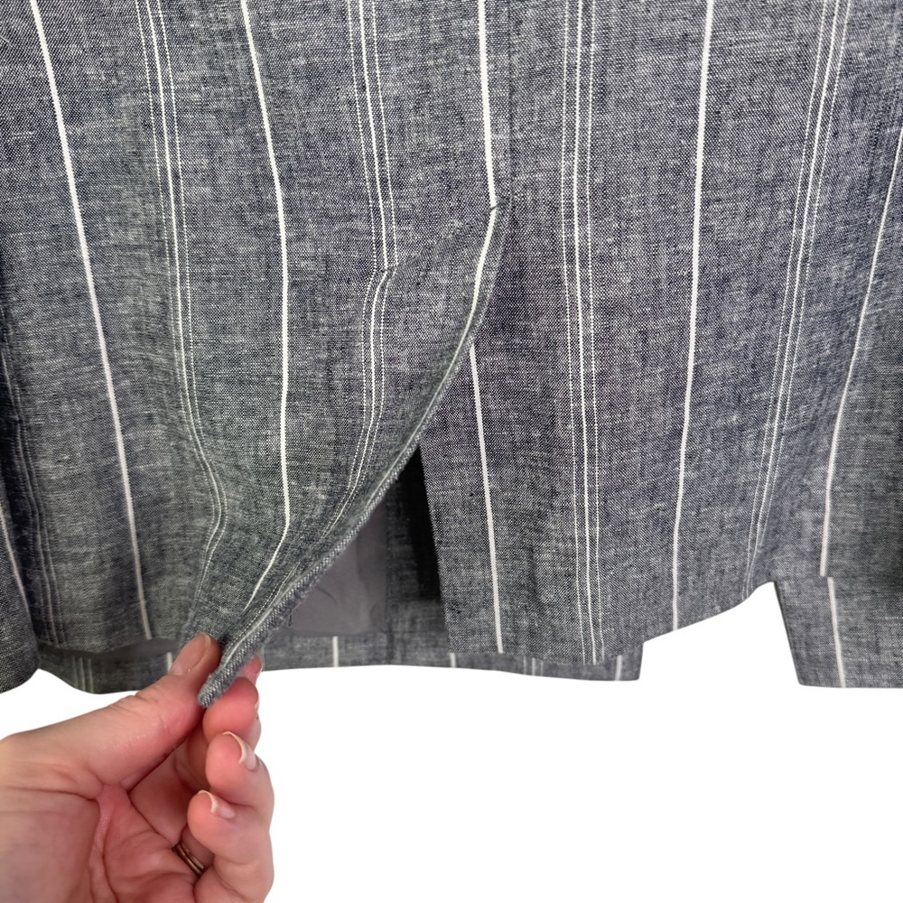 Lane Bryant NWT The Bryant Blazer Pinstripe Gray Plus Size 24 Career Business - Picture 8 of 16